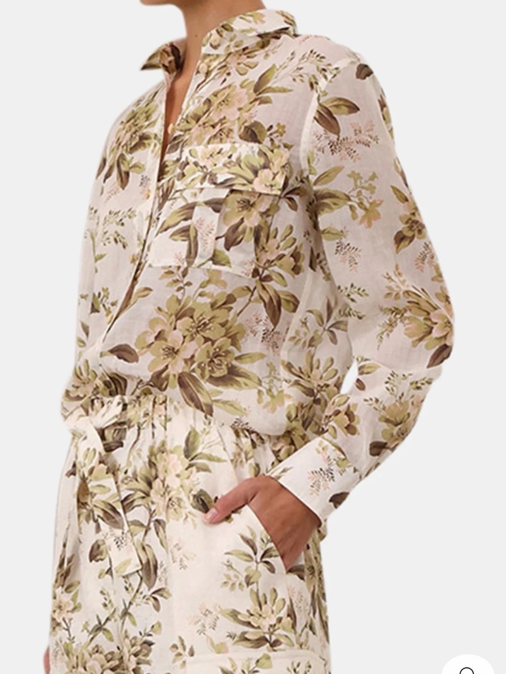 Zimmermann Linen Set Sage Toile